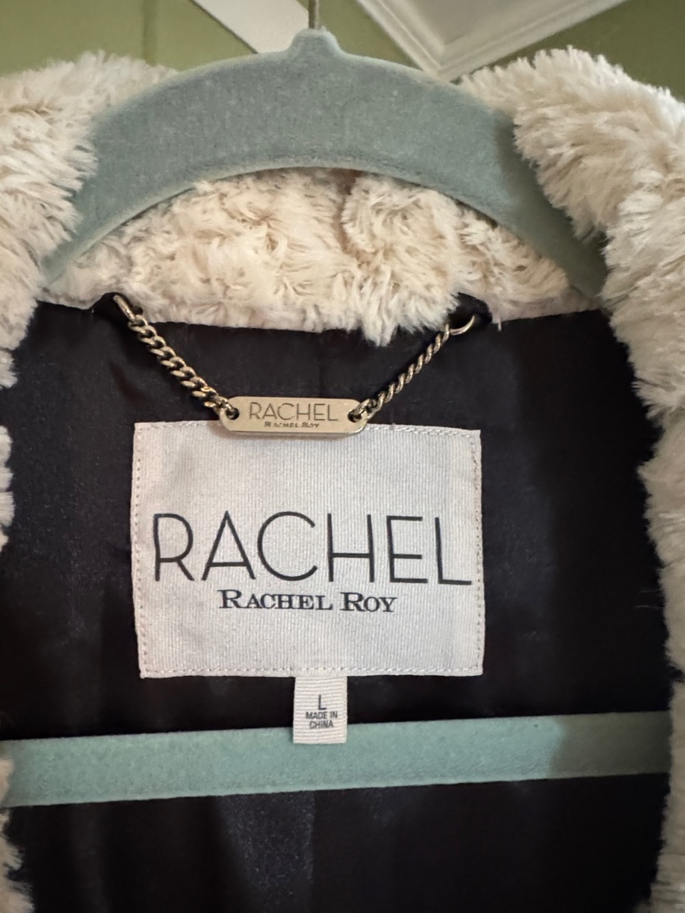 Rachel Roy Faux Fur Teddy Jacket - Picture 4 of 8